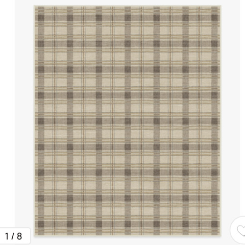 Piper Plaid Neutral Rug | Ruggable