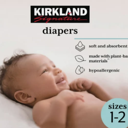 Kirkland Signature Diapers Sizes 1-2
