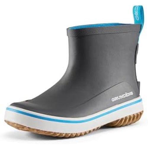 Grundéns Kid's Guppy Rain Boots - Lightweight Rubber Waterproof Kids and Toddlers Shoes, Easy-On Loop, Girls Rain Boots and Boys Rain Boots