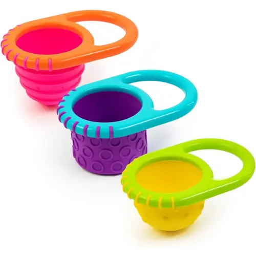 Sassy Flex & Fill Cups 3Piece Bath Toys
