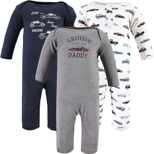 Hudson Baby Cotton Coveralls - 9-12 Months
