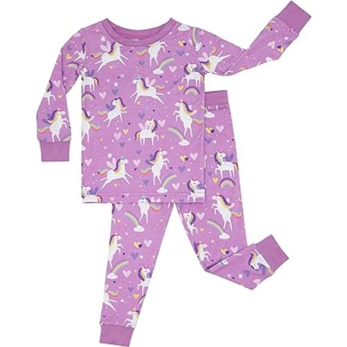 Little Sleepies Two-Piece Pajama Set, Soft Viscose from Bamboo - 3T
