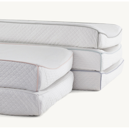 Vintage-Washed Diamond Matelassé Changing Pad Cover | RH Baby & Child | White