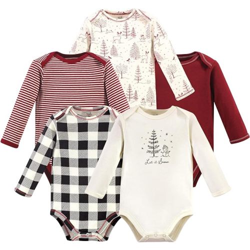 Baby Organic Cotton Long-Sleeve Bodysuits 3-6M