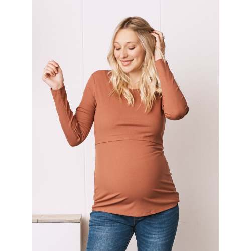 Maternity & Nursing Long Sleeve Top
