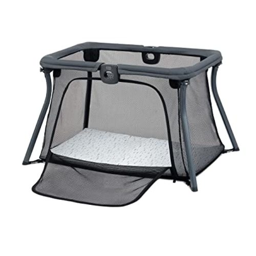 Chicco Alfa Lite Lightweight Travel Playard, Portable Playpen for Babies and Toddlers, Snap-Open/Compact Fold Design, 13 lbs., Baby Travel Essential | Midnight/Navy