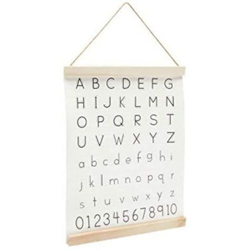 Farmlyn Creek Nursery Wall Decor, Hanging Alphabet Letters And Number Art (13 X 17 In)