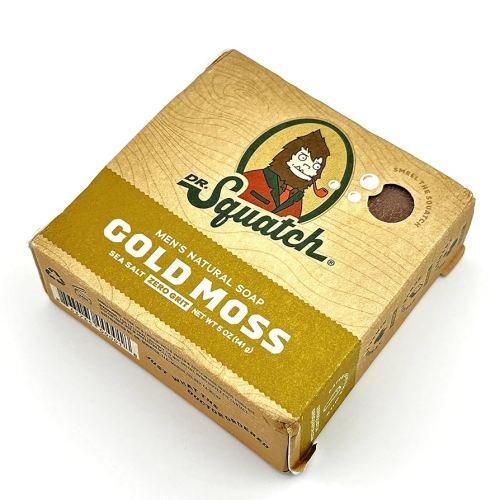 Dr. Squatch All Natural Bar Soap for Men with Zero Grit, Gold Moss