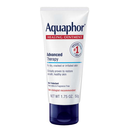Aquaphor Healing Ointment Skin Protectant for Dry, Cracked, Irritated Skin, Travel Size, 1.75 oz HSA/FSA Eligible