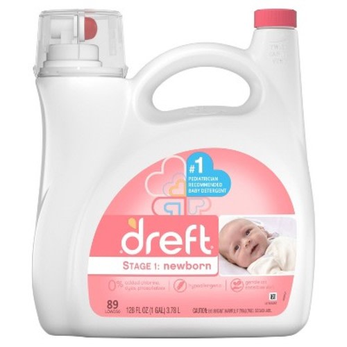 Dreft Stage 1: Newborn Liquid Laundry Detergent