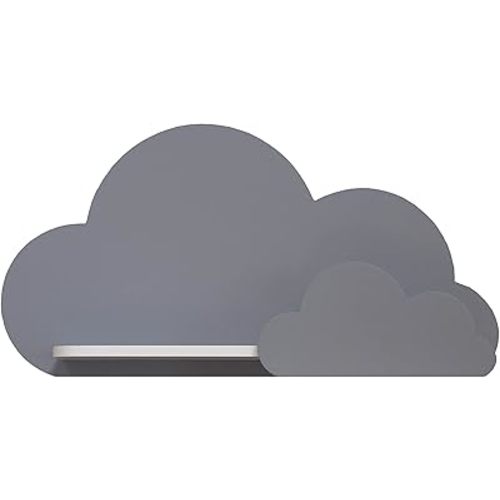 BugyBagy Trend Lab Cloud Wall Shelf (Grey)