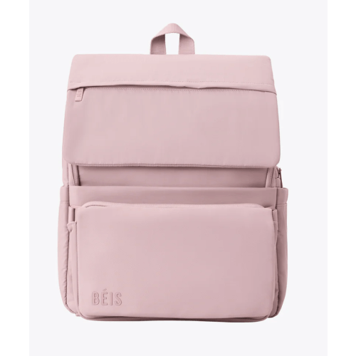 BÉIS 'The Ultimate Diaper Backpack' in Atlas Pink - Best Pink Backpack Diaper Bag