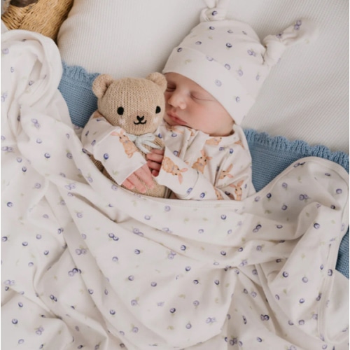 Swaddle Set | Blueberries
