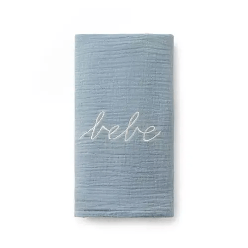 Brands We Love Blue Gauze Bebe Swaddle by Janie and Jack