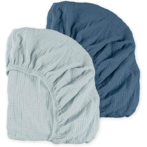 Muslin Pack N Play Sheets 2 Pack