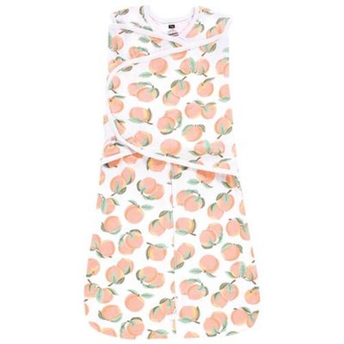 Hudson Baby Infant Girl Convertible Swaddle Sleep Sack, Peach, 0-3 Months
