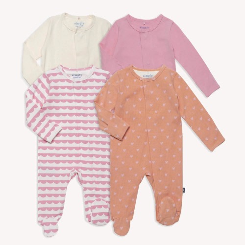pink parade cloudstretch™ magnetic footies | 4 set – Magnetic Me