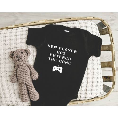 New Player has Entered The Game Onesie, Gamer Baby Announcement Onesie, Nerdy Baby Onesie, Baby Game Night Onesie