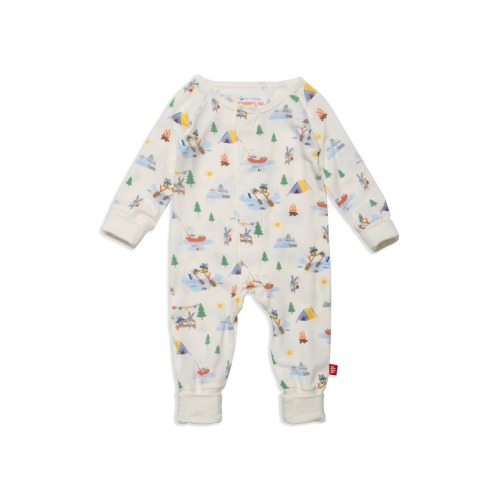 Magnetic Me Lake You a Lot Magnetic Closure Grow with Me Convertible Footie | Nordstromrack