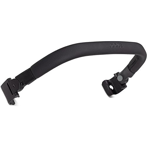 Joolz AER+ Bumper Bar Foldable Stroller Accessory - Armrest One-Hand Use - Easy to Attach & Open - Extra Handle Comfort - Elegant Crossbar Design - Ideal for Hanging Baby Toys - Black Carbon