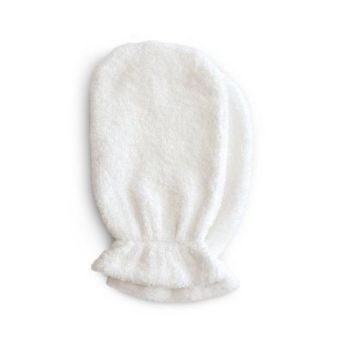 Organic Cotton Bath Mitt Pearl One Size