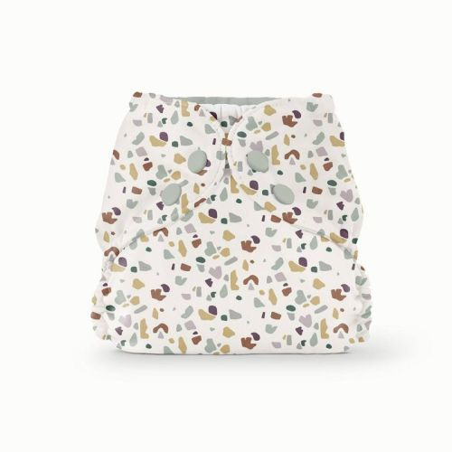 Esembly Cloth Diaper Outer Reusable Diaper Cover & Swim Diaper - Dove - Size 2