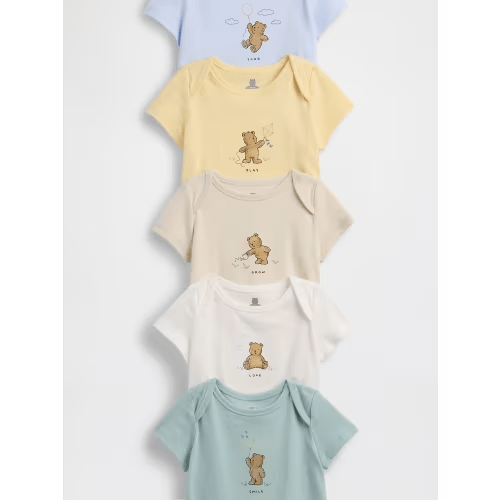 Baby First Favorites Organic Cotton Bodysuit (5-Pack)