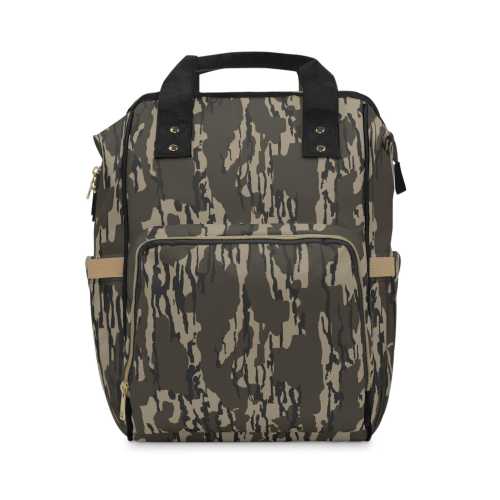 Tree Camo Backpack: Nylon Travel Diaper Bag
