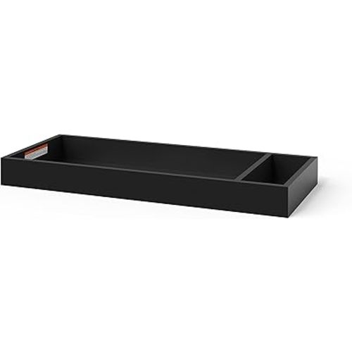 Child Craft Universal Changing Table Topper, Convert Dresser into a Changing Table Surface, Securely Attaches, Non-Toxic, Baby Safe Finish (Ebony)