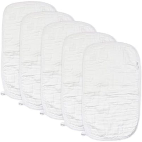 HonestBaby Multi-Layer Burp Cloths Multipack Organic Cottonfor Infant Unisex Baby Boys & Girls