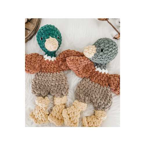 Mallard Duck Snuggler Lovey, Soft Toys for Newborns, Duck Nursery Decor, Hunting Themed Nursery, Baby Cuddle Blanket, Outdoor Nursery Decor