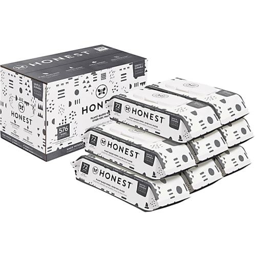 The Honest Company Honest Baby Wipes, Pattern Play, Pack Of 576 Wipes