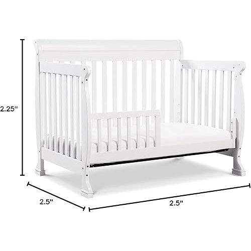 DaVinci Kalani 4-in-1 Convertible Crib in White, Greenguard Gold Certified