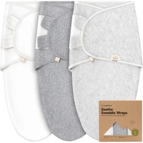 3-Pack Soothe Swaddle Wraps, Medium