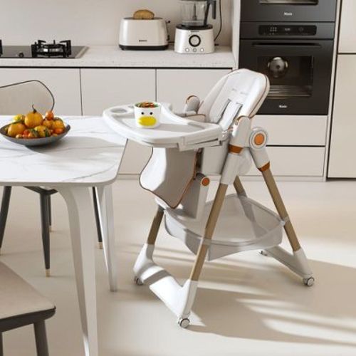 High Chairs for Babies and Toddlers, 3-In-1 Grow and Go with Tray and Adjustable Seat, Gray