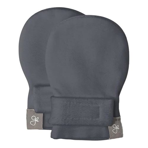 goumikids Viscose Made from Bamboo Cotton Stay-On Mitts, Midnight Preemie Mitts