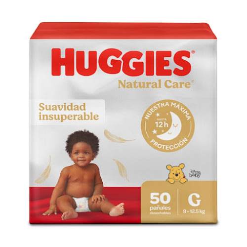 Pañales Huggies Natural Care Etapa 3/G 50 und
