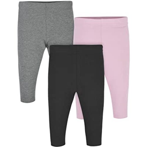 Gerber Baby Girls' Toddler Multi-Pack Premium Leggings