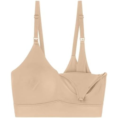 Bliss Nursing Bralette - Ultra-Soft Maternity Bra - Black