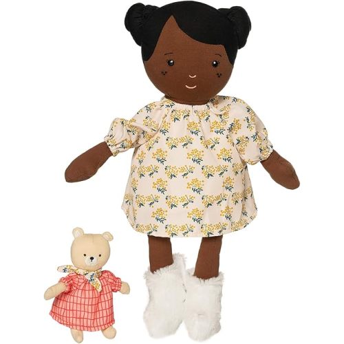 Manhattan Toy Playdate Friends Harper Machine Washable and Dryer Safe 14 Inch Doll with Companion Stuffed Animal