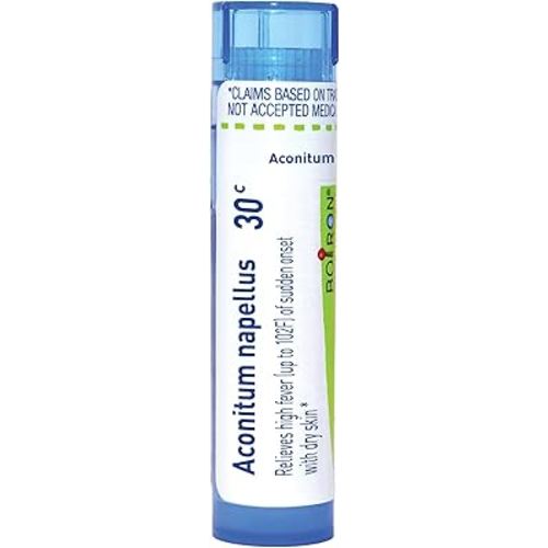 Boiron Aconitum Napellus 30C Homeopathic Medicine for Fever - 80 Pellets