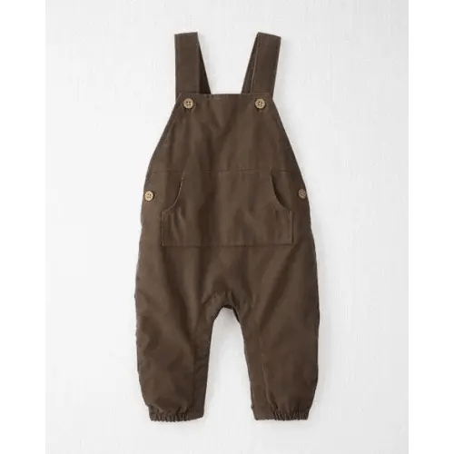 Baby Organic Cotton Corduroy Overalls in Brown - Little Planet | Carter's