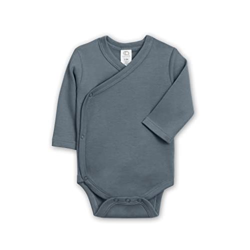 Colored Organics Baby Organic Cotton Kimono Bodysuit - Long Sleeve Infant Side Snap One Piece