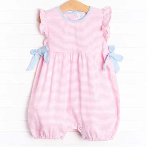 Pinky Promise Bubble Romper, Pink – Stitchy Fish