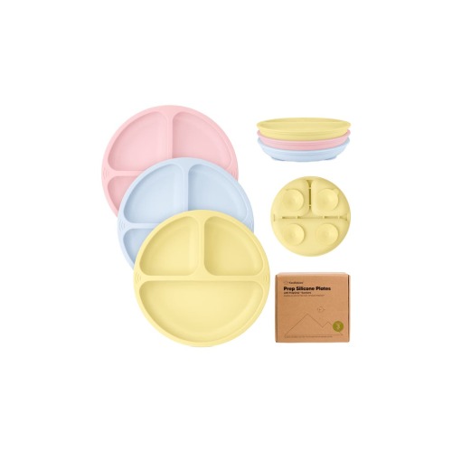 3-Pack Prep Silicone Suction Plates