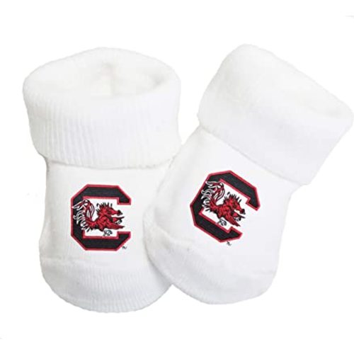 South Carolina Gamecocks Baby Toe Bootie Socks 0-9 Months