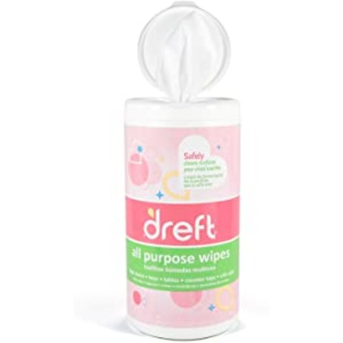 Amazon.com: Dreft Multi-Surface All-Purpose Gentle Cleaning Wipes for Baby Toys, Car Seat, High Chair & More, 70 Count : Everything Else