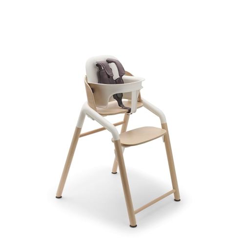 Bugaboo Giraffe Wooden Baby High Chair, (Neutral Wood/White)