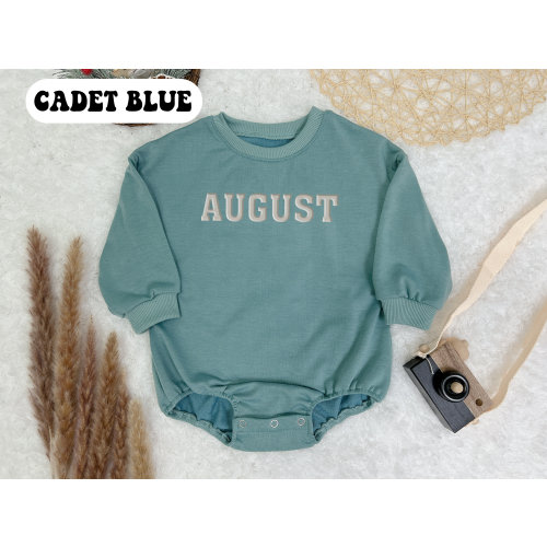 Baby Sweatshirt Romper - Personalized Sweatshirt Bubble Romper - Pregnancy Announcement Shirt - Big Sister Brother Newborn