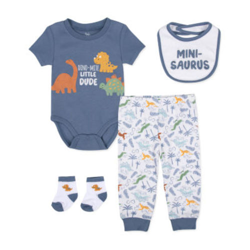Baby Essentials Baby Boys 4-pc. Baby Clothing Set